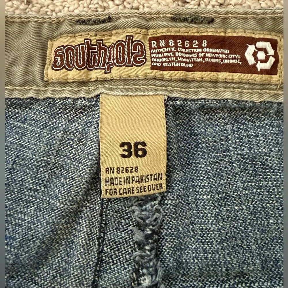 South Pole Denim Shorts Sz 36 - Picture 6 of 8
